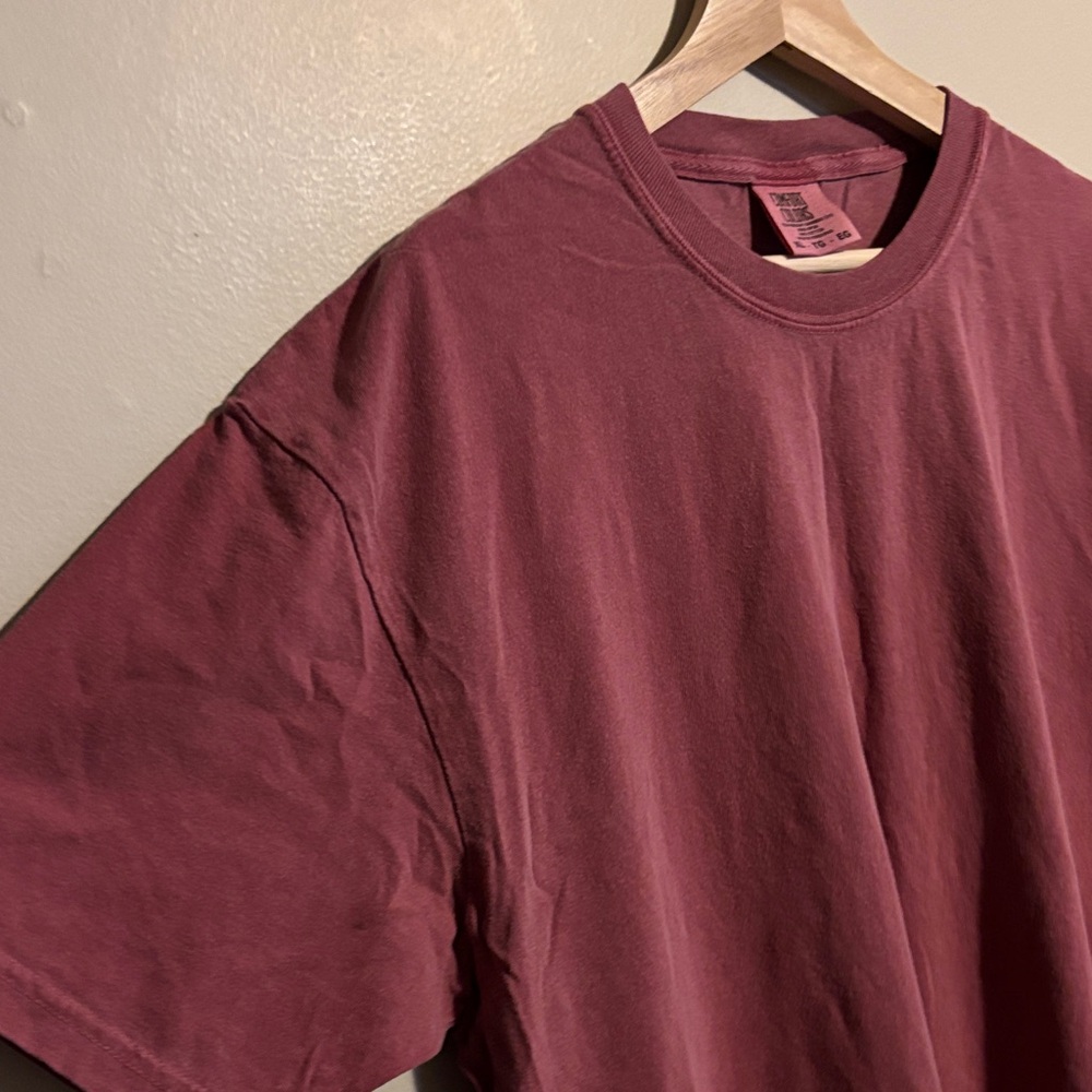 NWOT! Comfort Colours Garment Dyed Crewneck Classic Men's Red T-Shirt